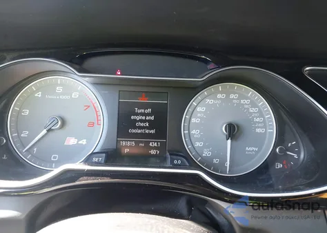 2013 Audi S4 3.0T Premium Plus from USA, damaged, VIN WAUKGAFL6DA210742